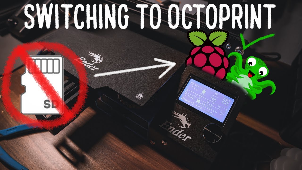 Creality Ender 3 SD Card Reader Not working, Fixed By Using OctoPrint