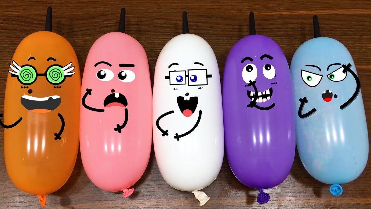 Making Slime With Funny Balloon Cute Doodles #12 | Satisfying Slime Videos | Mickey Slime