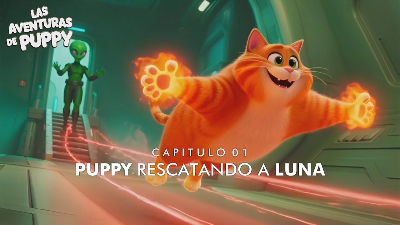 PUPPY RESCATANDO A LUNA, Invasión Extraterrestre Gatuna. Capítulo 01
