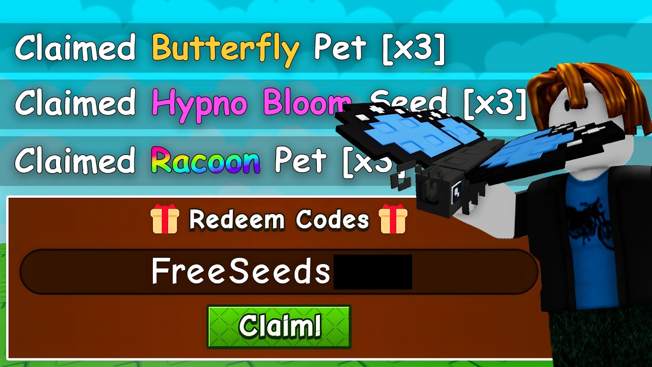 Тестирую ВСЕ НОВЫЕ рабочие КОДЫ в Grow a Garden 2! (Коды Roblox Grow a Garden 2)