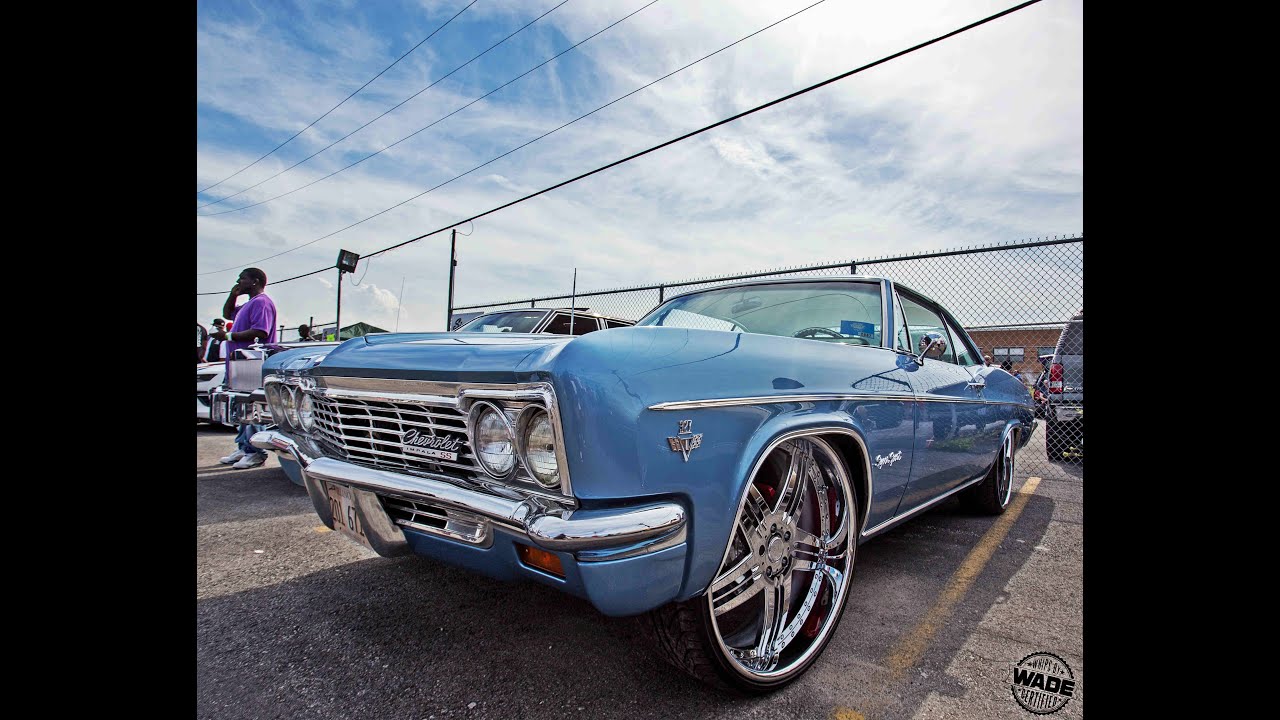 Stunna Jam 2016 : Blue 1966 Chevrolet Impala SS on 24