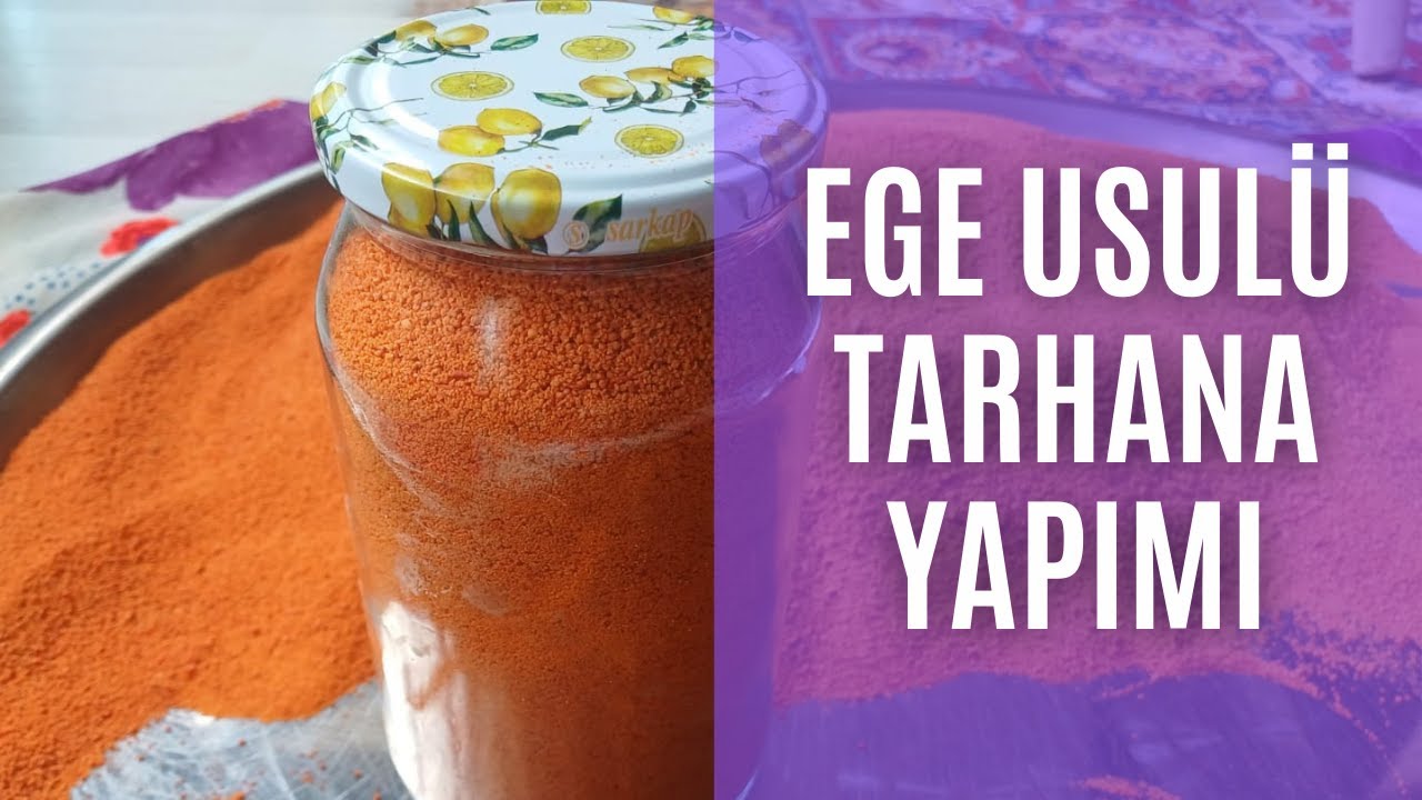 EGE USULÜ TARHANA YAPIMI 🍲 ŞİFA VE LEZZET DEPOSU 💫🌟