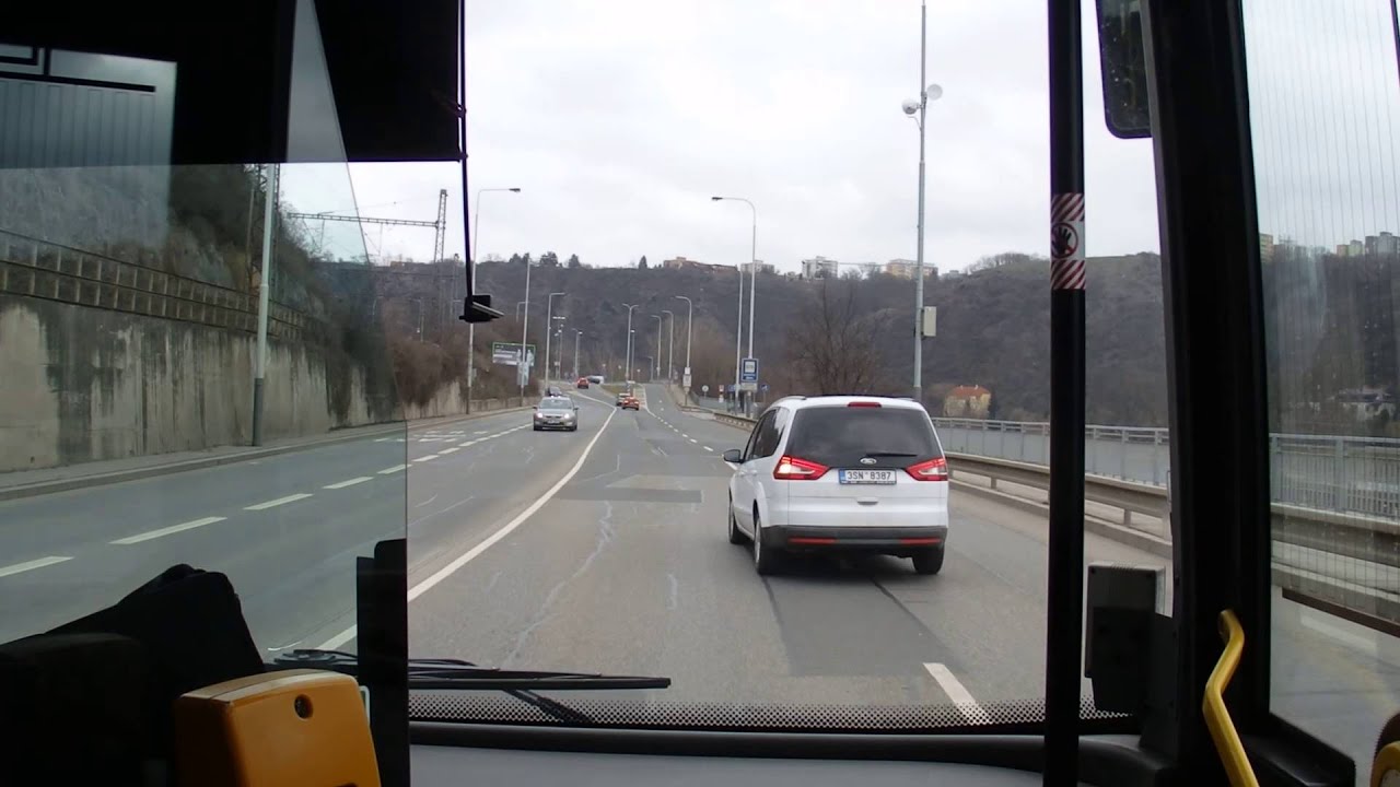 Jízda linkou 107 směr Suchdol
