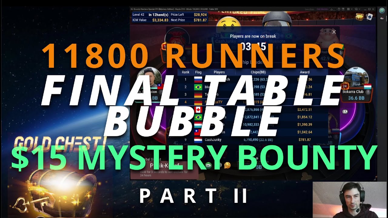 Mystery Bounty: FINAL TABLE BUBBLE in a 11800 field | LATESTAGE GGPOKER TOURNAMENT | Part 2