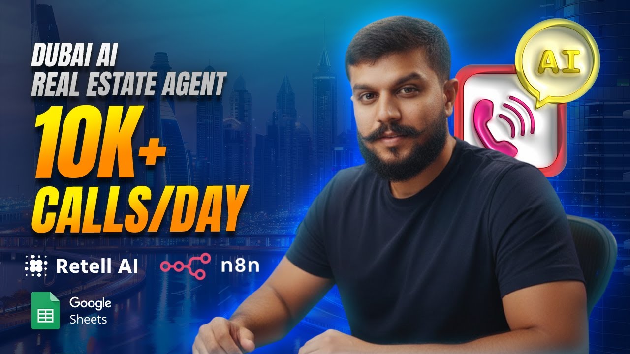 Build an AI Agent That Calls 10k+ Leads Per Day - Dubai Real Estate | Retell AI | N8N |Free Template