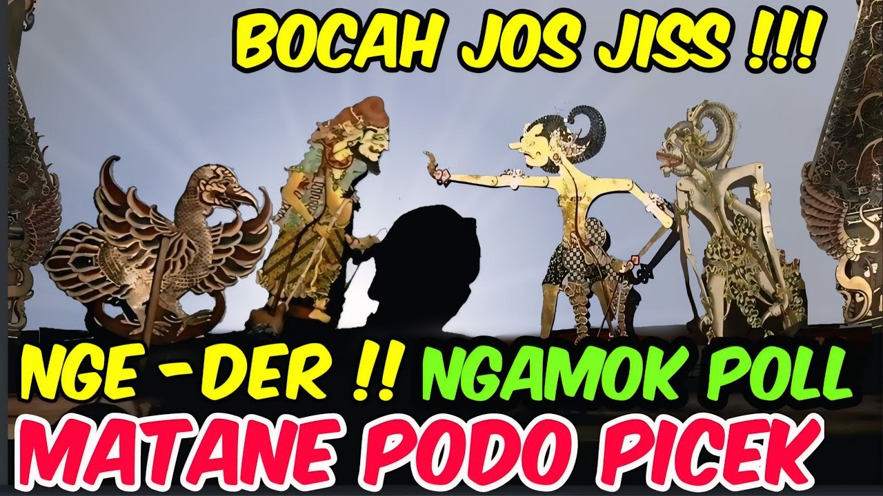 Derr geger ... Wiwit sore WIS ngajak gelut wayang kulit Ki Seno nugroho