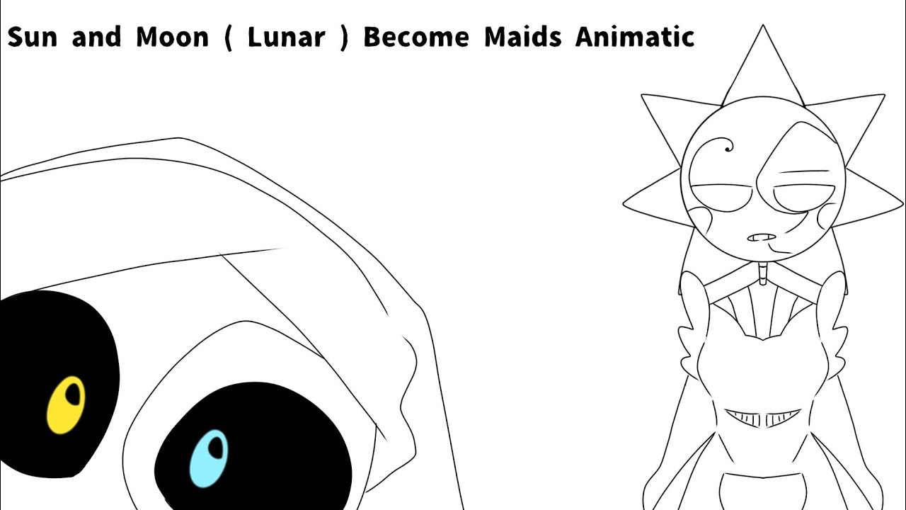 Sun And Moon ( Lunar ) Becomes A Maids Animatic || @SunMoonShow  || Short -
