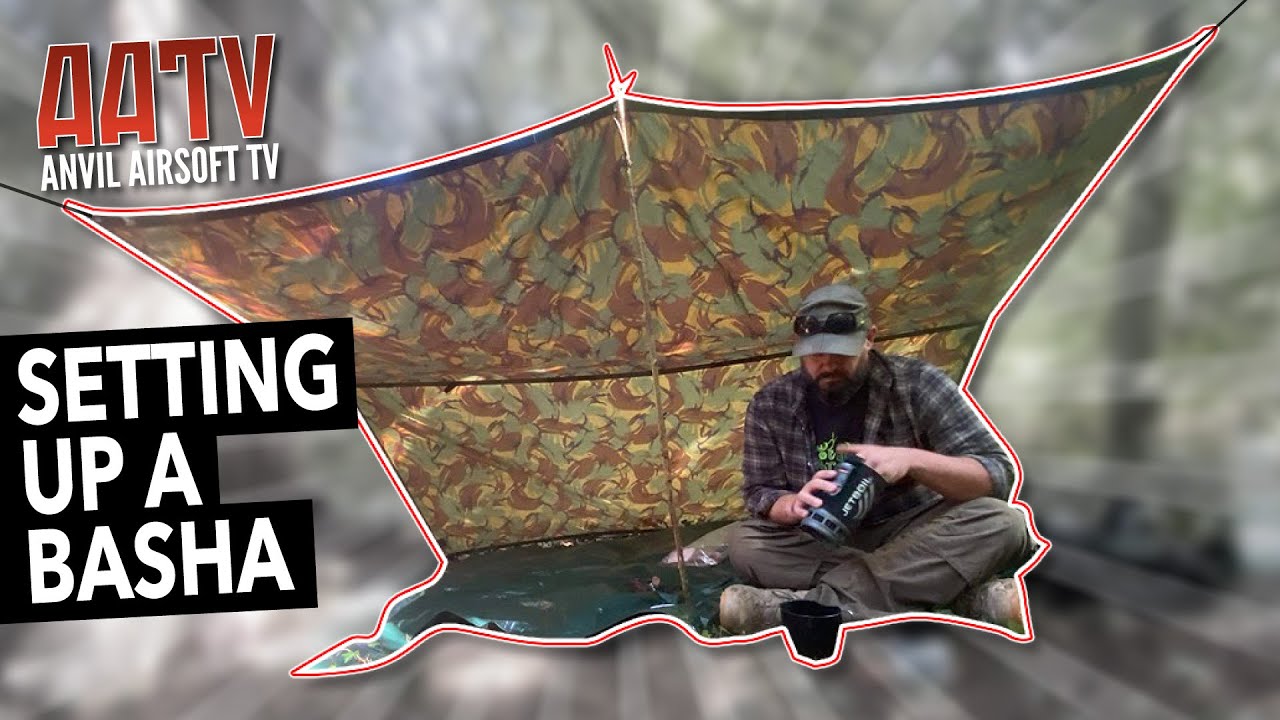Basha / Tarp Setups for Airsoft & MilSim | Mil-Skills Pt. 1 | AATV EP129