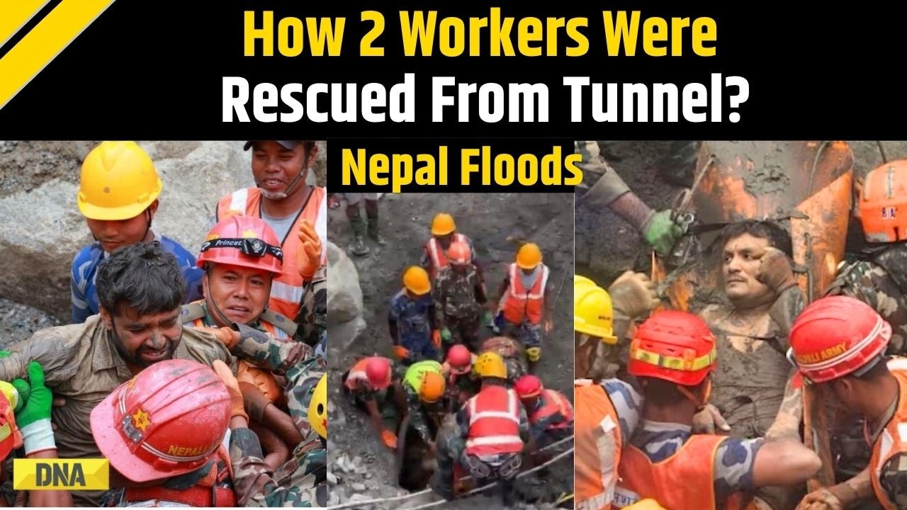 Nepal Floods: How Two Workers Were Rescued From Nepal Tunnel After Deadly Flash Flooding