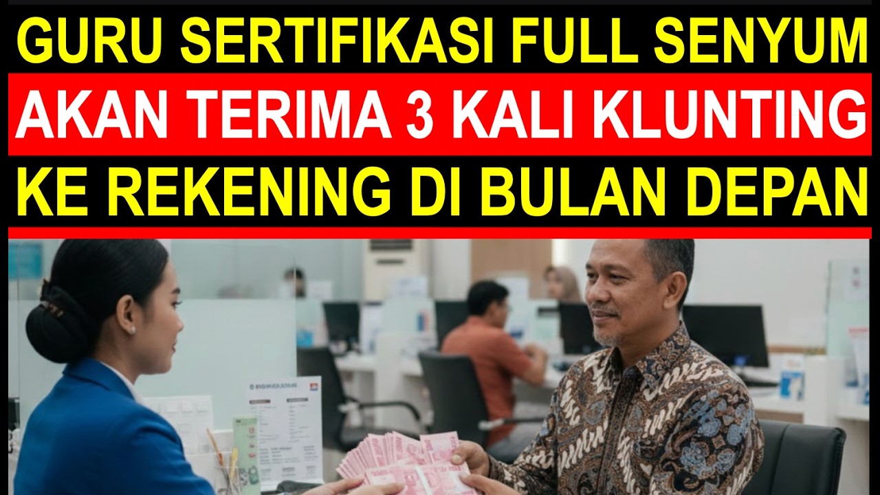 Breaking news kabar gembira 3 kali pencairan gaji dan tunjangan guru sertifikasi bulan Maret 2026