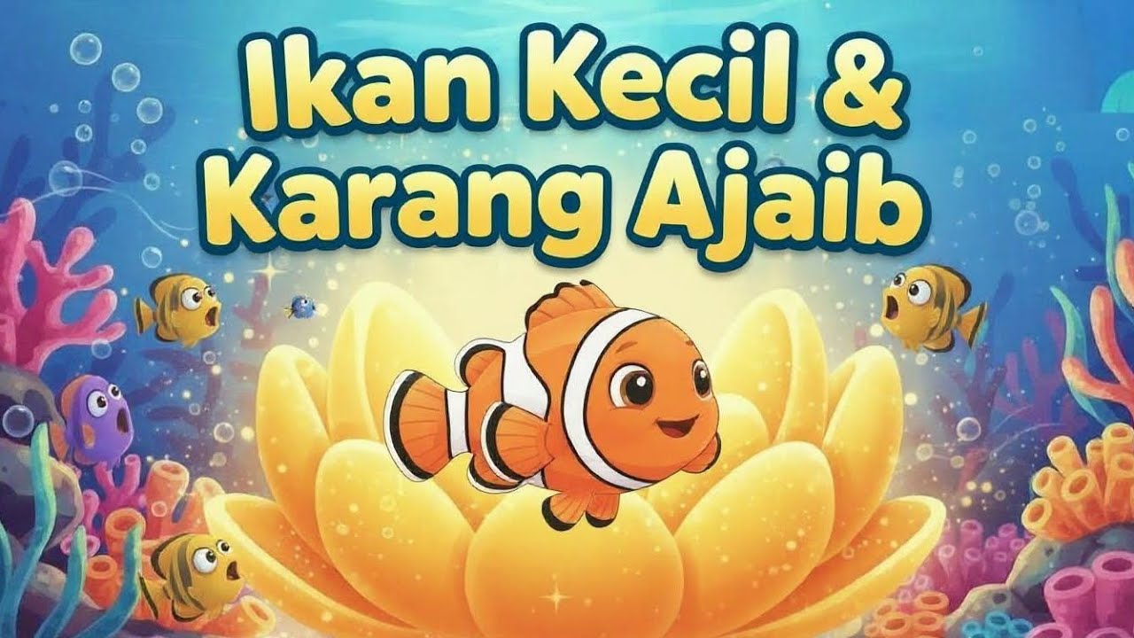 Ikan Kecil dan Karang Ajaib | Cerita Anak – ANIMAKITA