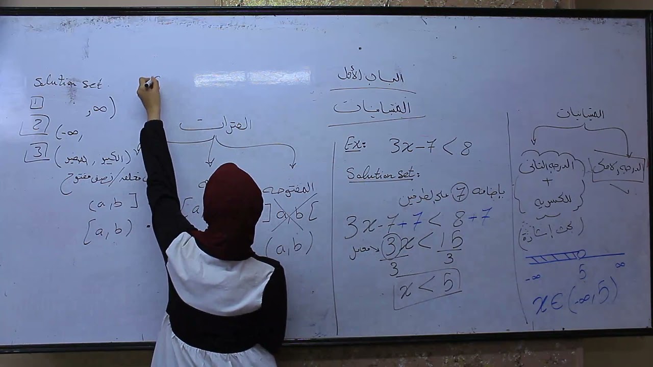 المتباينات|Inequalities|calculus|الجزء الأول|شرح منهج الجامعات