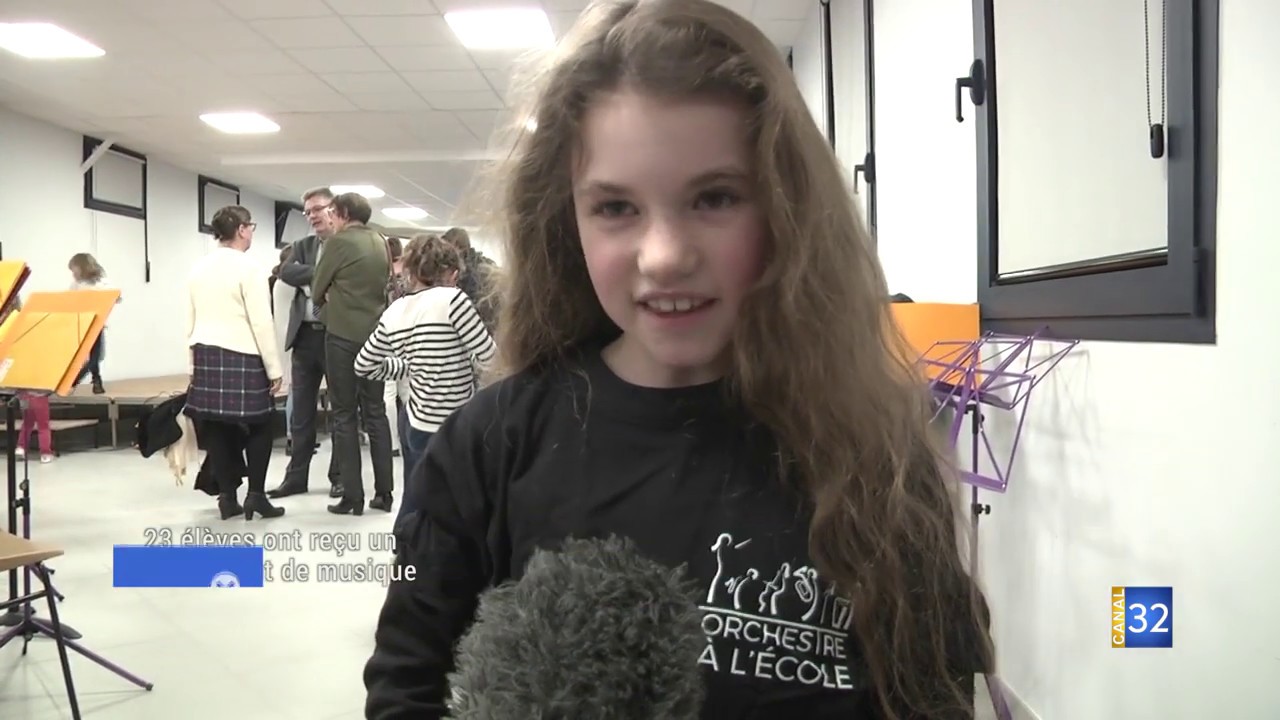 Inauguration de l'orchestre à l'Ecole de la Vanne