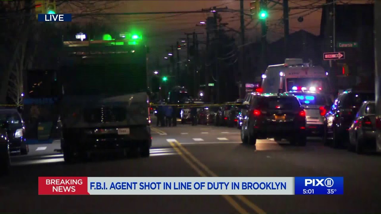 On-duty FBI agent shot in shoulder in Brooklyn, NYPD says
