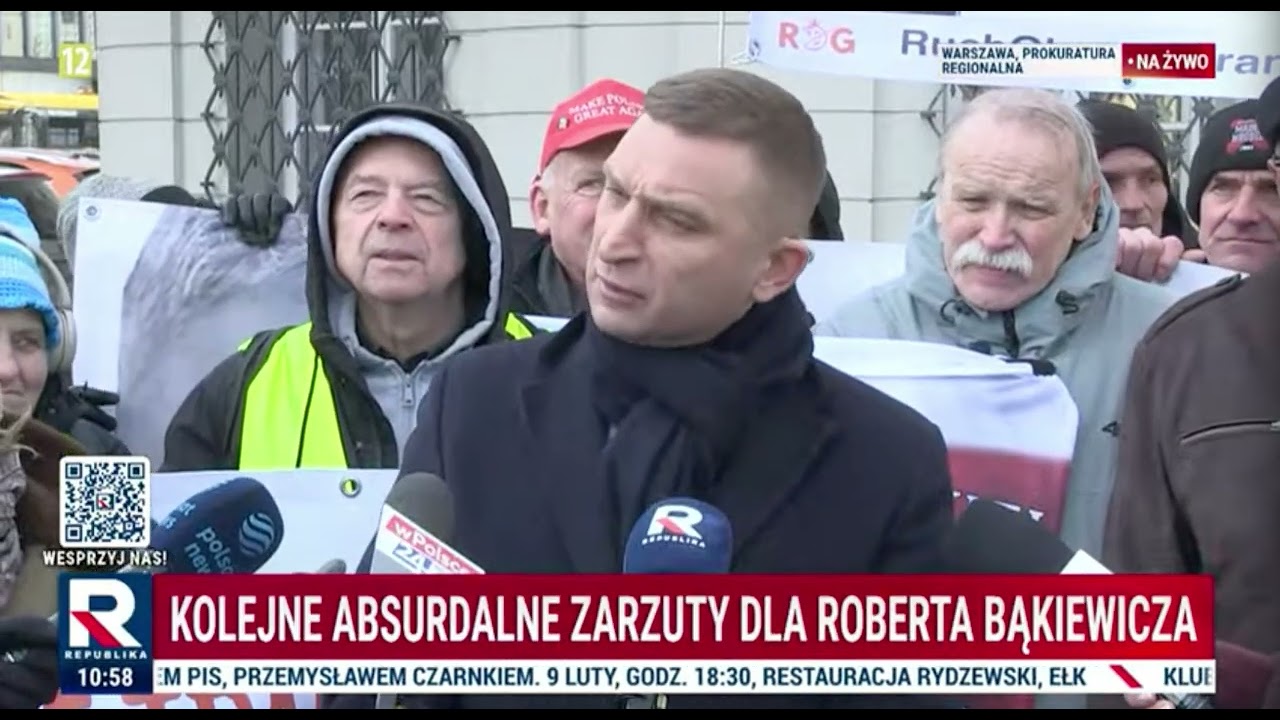 Kolejne zarzuty wobec Roberta Bąkiewicza! ,,Tusk chce mi zaszkodzić, bo obrażam Niemcy!''