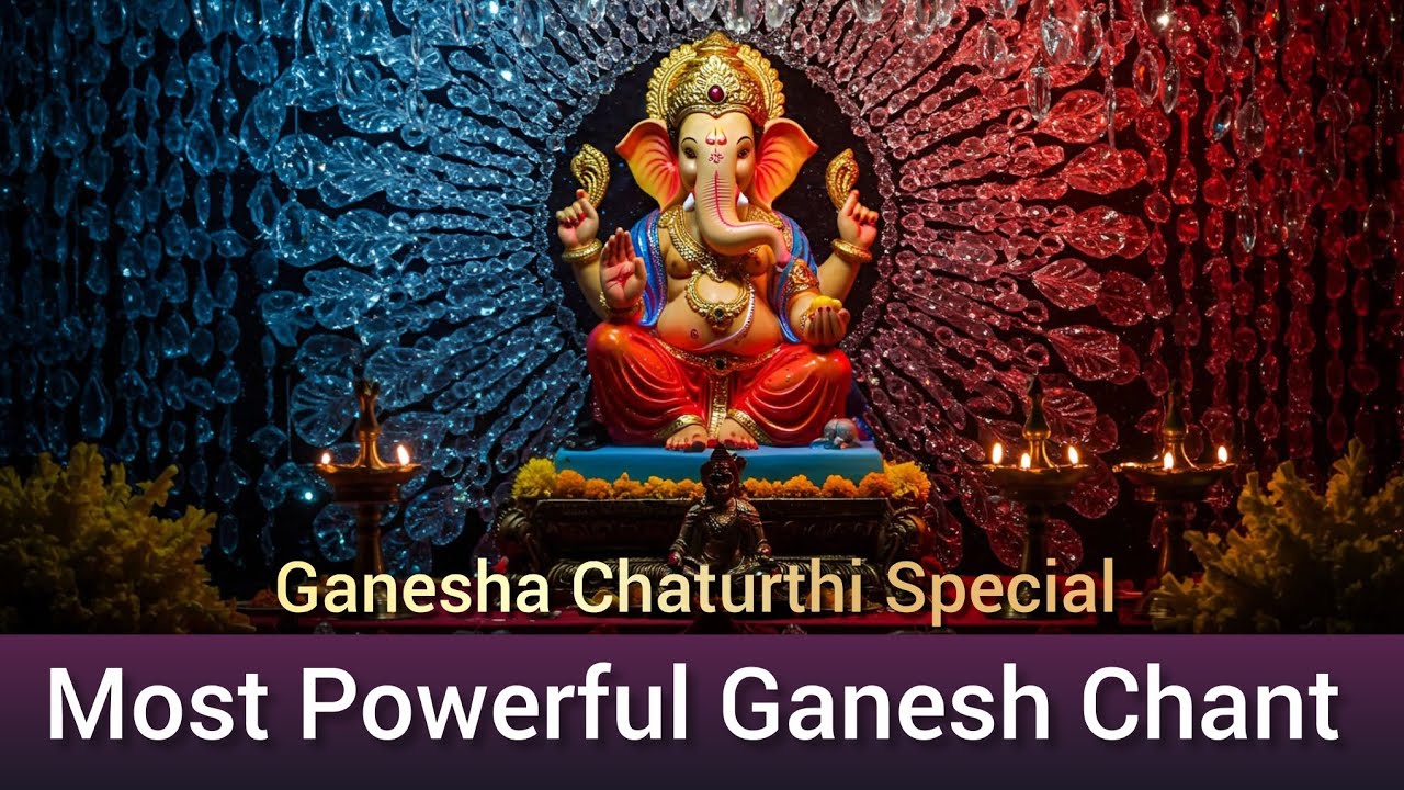 🙏 Ganesha Gayatri Mantra 108 Times | Om Ekadantaya Vidmahe Vakratundaya Dhimahi | Ganpati Chant