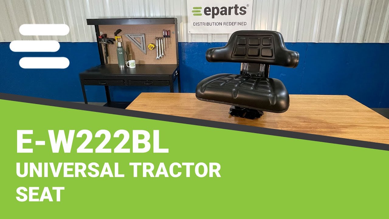 Review: E-W222BL Universal Tractor Seat | eparts.shop