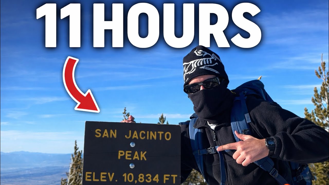11 Hours to Reach San Jacinto Peak…