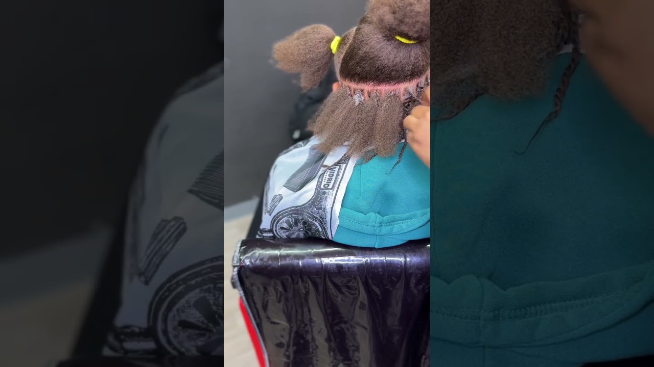 how I achieved this flat twist and single twists.