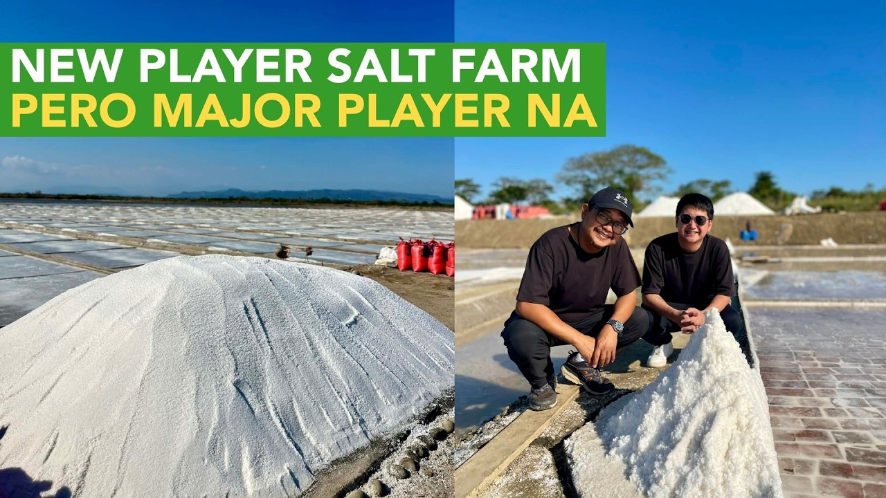 Salt Farm in the Philippines: Baguhan sila sa Asinan pero Major player na sila as Salt Producer!