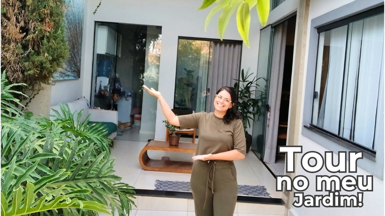 TOUR PELO MEU JARDIM: Transformei em um cantinho acolhedor!