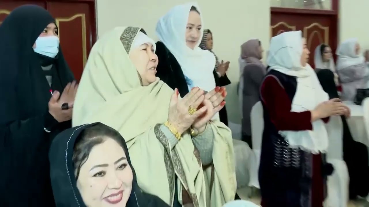 People in western kabul hold mass wedding to avoid high cost.