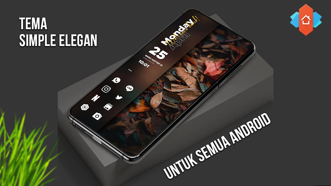 Tema Simple Elegan untuk Semua Android - Setup Nova Launcher