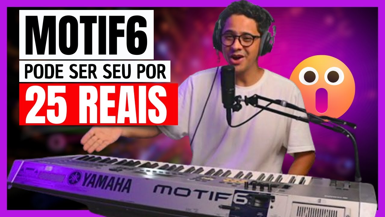 Yamaha MOTIF6 o clássico que pode ser seu