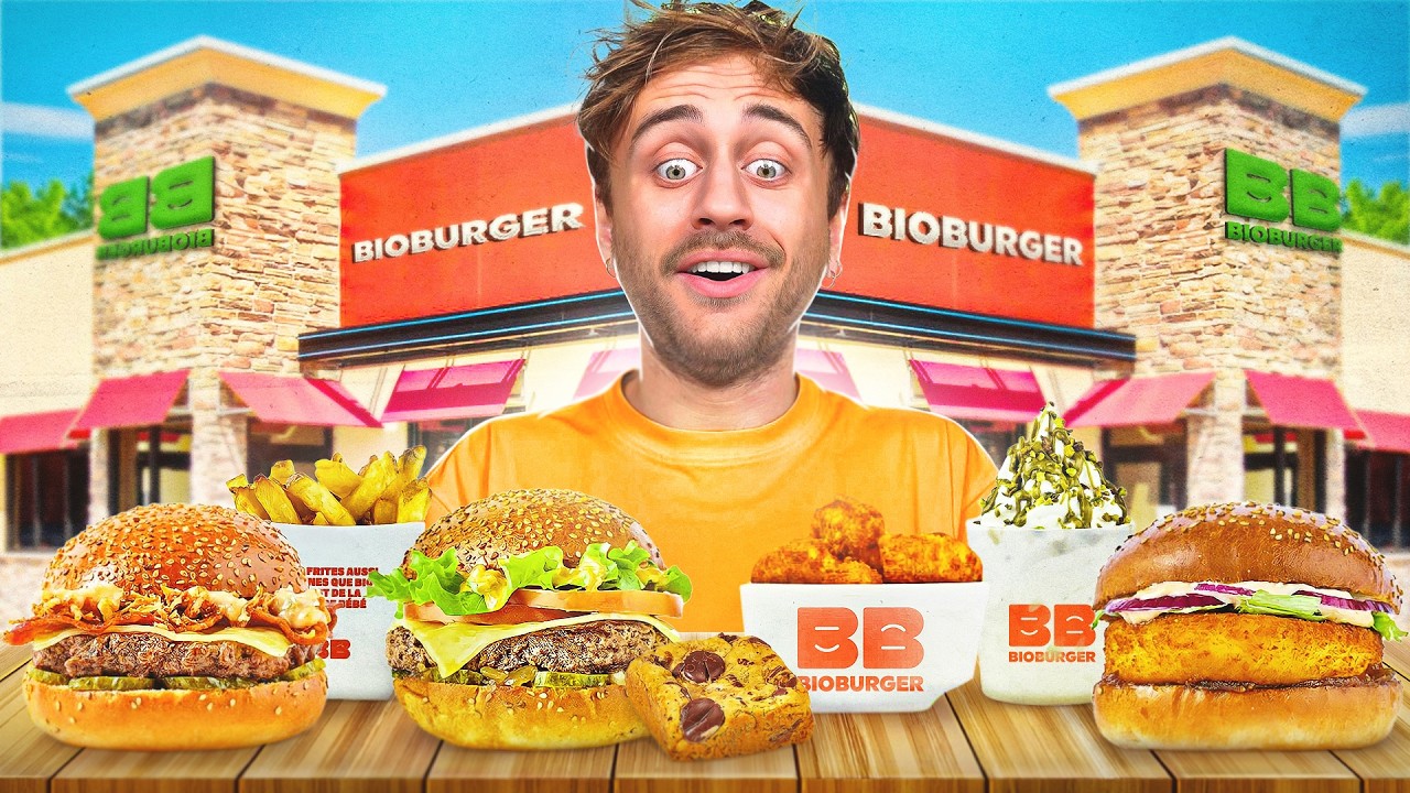 Je teste BIOBURGER, le BURGER 100% BIO 😎