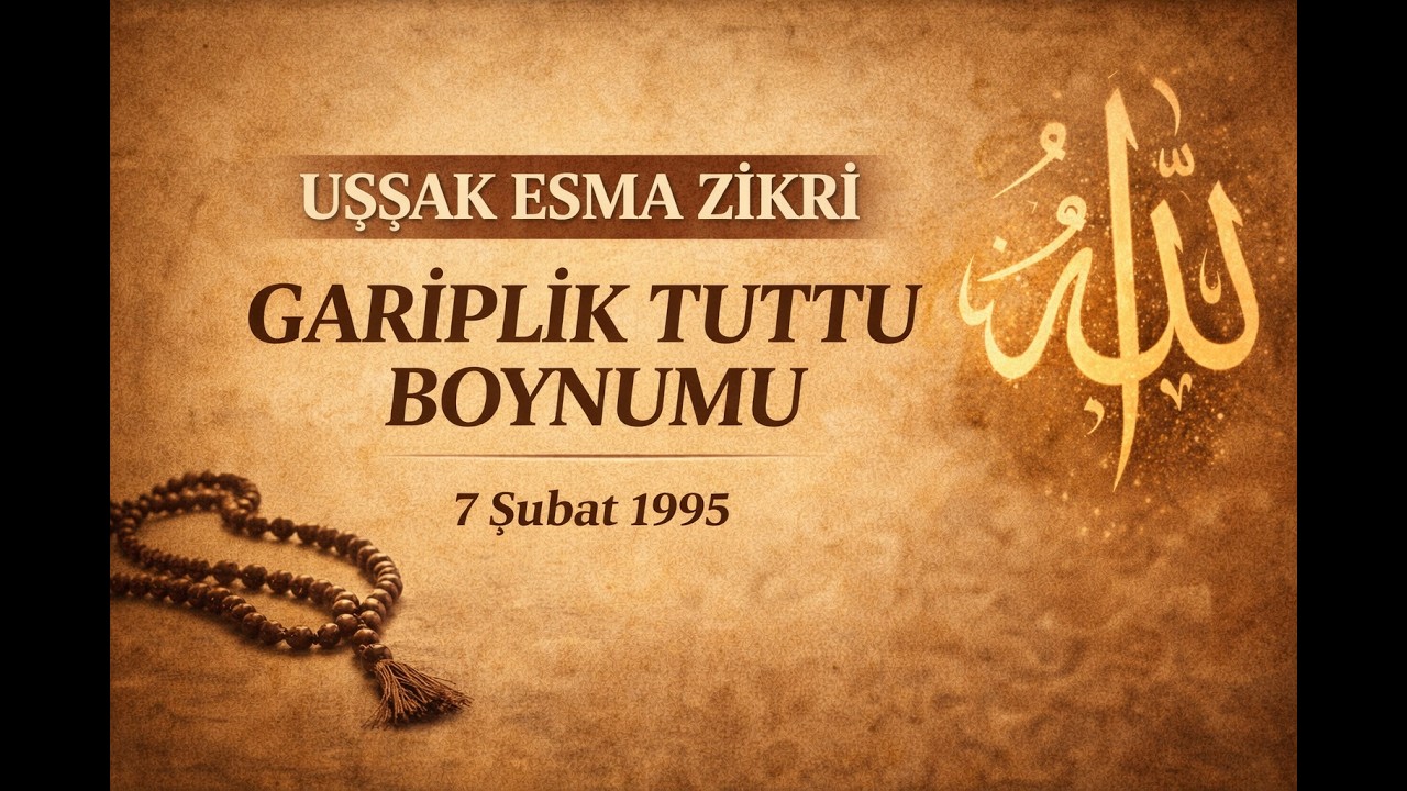 Gariplik Tuttu Boynumu | İlahi • Esma-i Hüsna Zikri • TRT Tasavvuf Musikisi