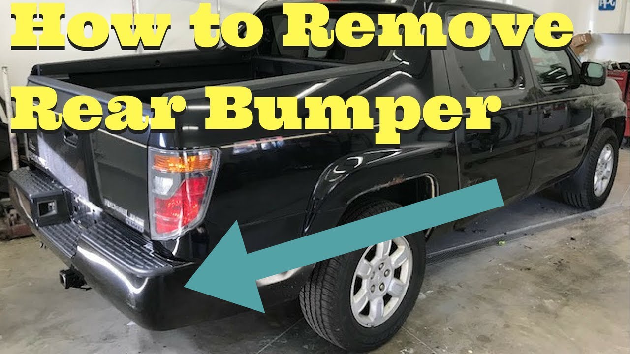 2006 2007 2008 2009 2010 2011 2012 2013 2014 2015 Honda Ridgeline Rear Bumper Removal How to Remove