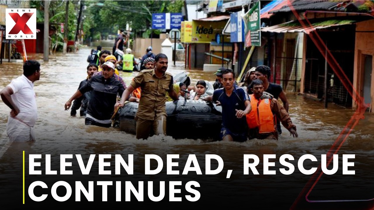 Kerala Flood Crisis : Kerala floods kill 11 as rescue operations continue statewide | NewsX World