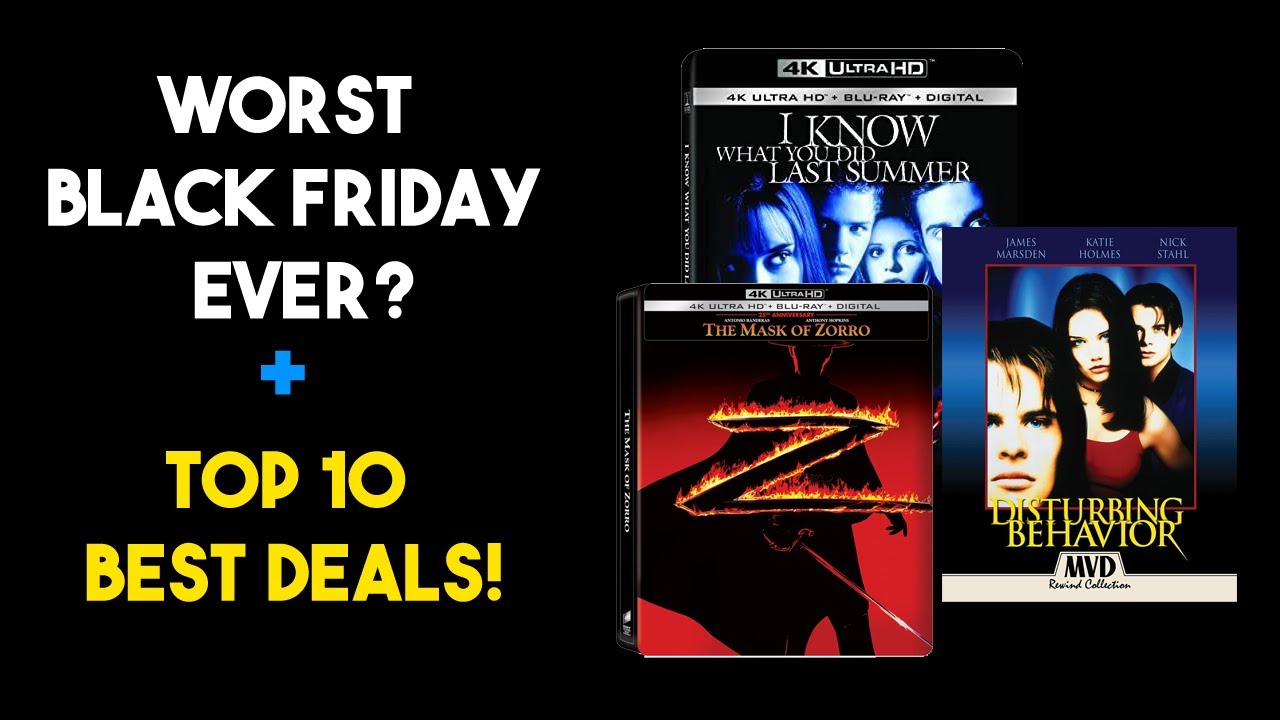 TOP 10 BEST 4K and Blu-ray Physical Media Deals for Black Friday 2024