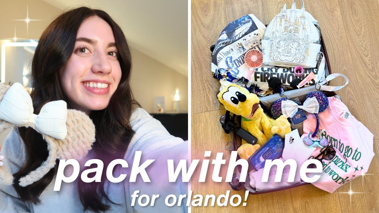 Pack with me for Orlando! WDW, UNIVERSAL & MORE!💖