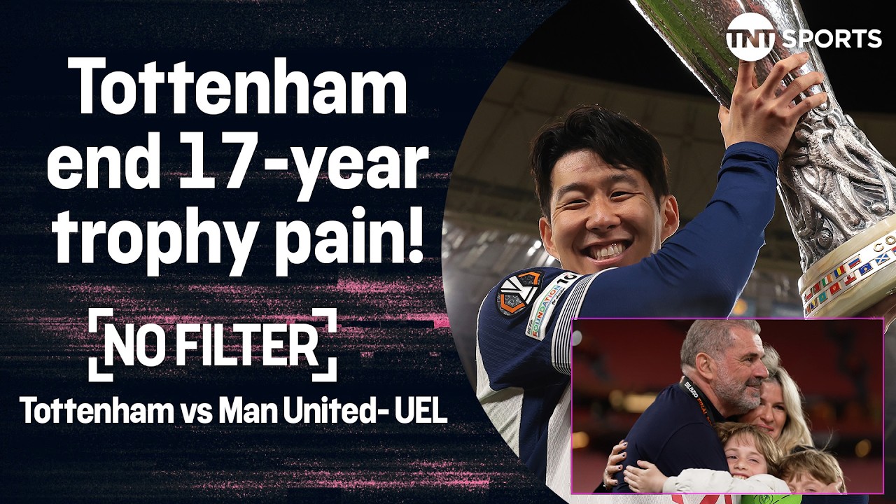 🏆 No Filter Europa League Final: Ange keeps promise as Tottenham end 17-year trophy drought ⚪ #UEL