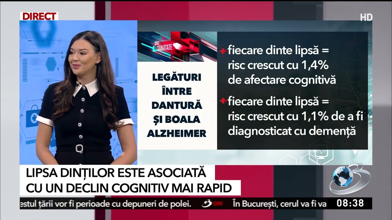 Pierderea dinților este legată de micșorarea creierului - Sfat de Sănătate