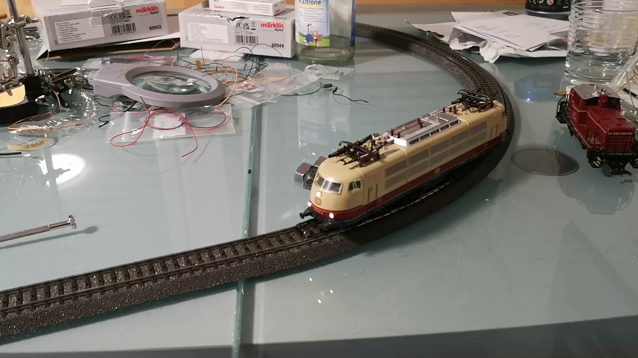 märklin Br 103 erste Probefahrt nach Digital umbau