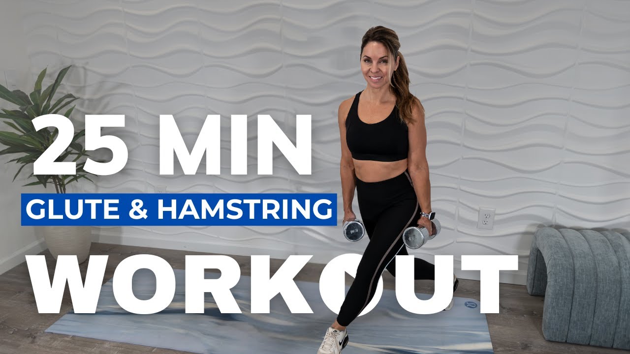 🔥25 Minute Glute & Hamstring Dumbbell Circuit | No Bench, Balanced Unilateral Strength & Burn 🔥