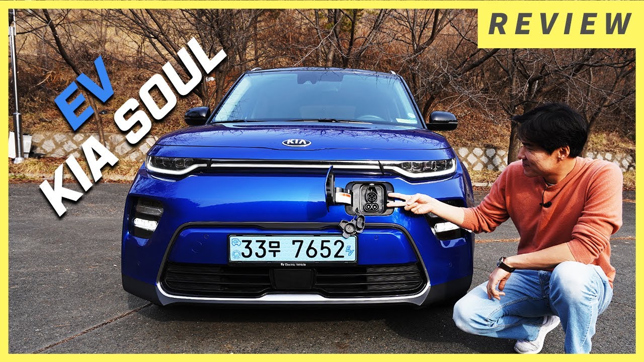 Kia Soul EV - Kia makes an electric car out of Kia Soul. 150kW motor + 64kWh battery inside!