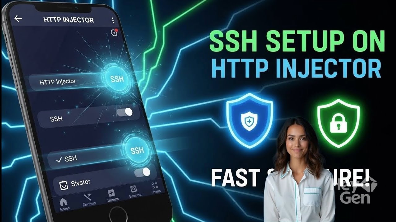 HTTP Injector with Multiple Connection Types: UDP ,SSH & V2ray For Fast and secure browsing 