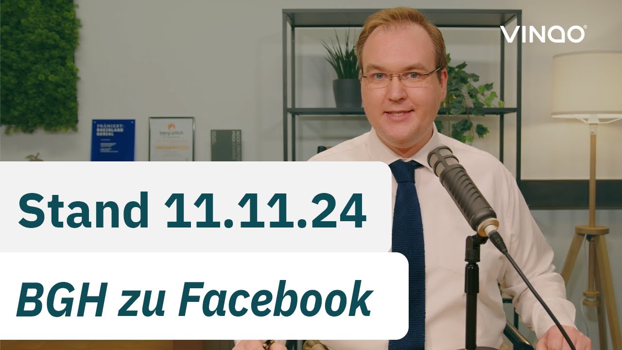 Das hat der BGH HEUTE  zur Datenleck-Entschädigung gegen Facebook gesagt! [Update 11.11.2024]
