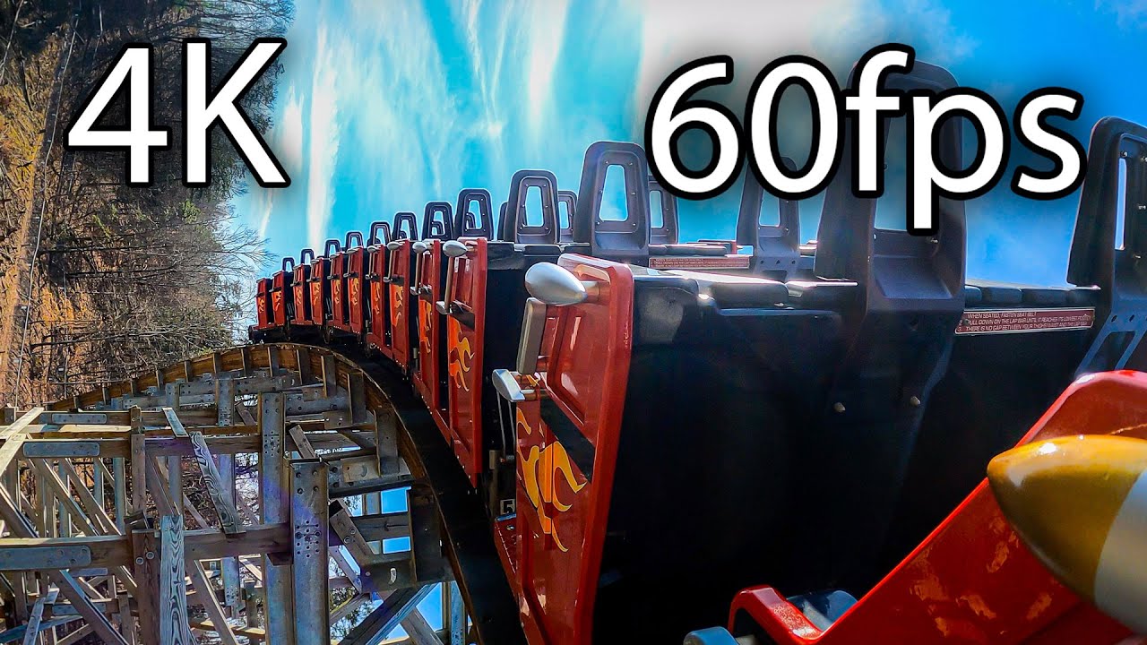 Lightning Rod back seat on-ride 4K POV @60fps Dollywood
