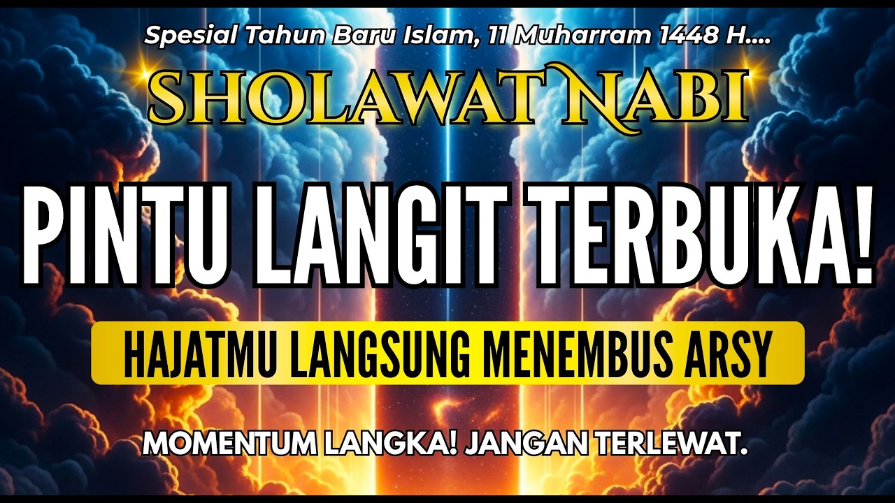 REZEKI DATANG BERTUBI-TUBI! SHOLAWAT PENARIK REZEKI DARI SEGALA PENJURU | SHOLAWAT NABI MUHAMMAD SAW