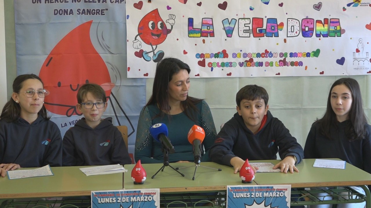 El Colegio Virgen de la Vega en Benavente acoge una nueva campaña de donación de sangre