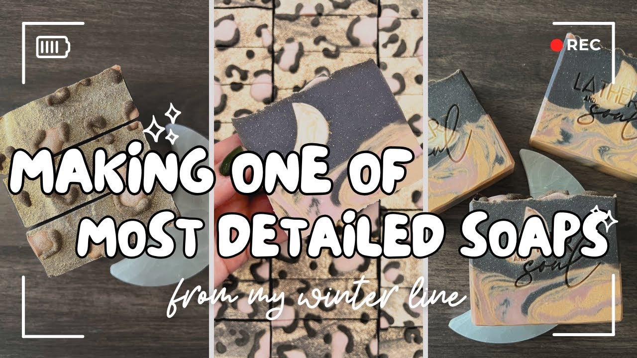 Moonlit Ritual Soap | Embeds, Intricate Tops & a Labor of Love