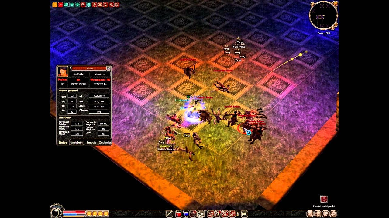 [Metin2.pl Feniks] xKombosx expienie mentalem w Grocie  (EXP)