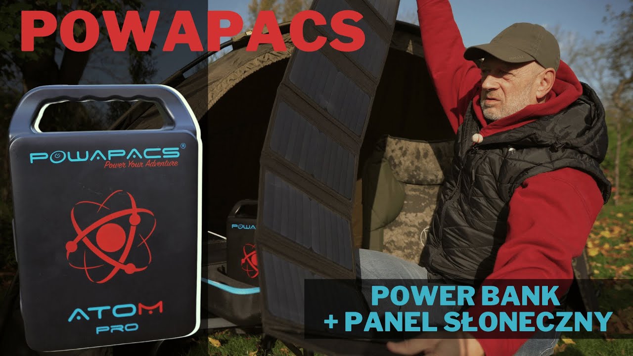 Powapacs wchodzi na polski rynek -  power bank Atom Pro 78 i panel słoneczny SP60