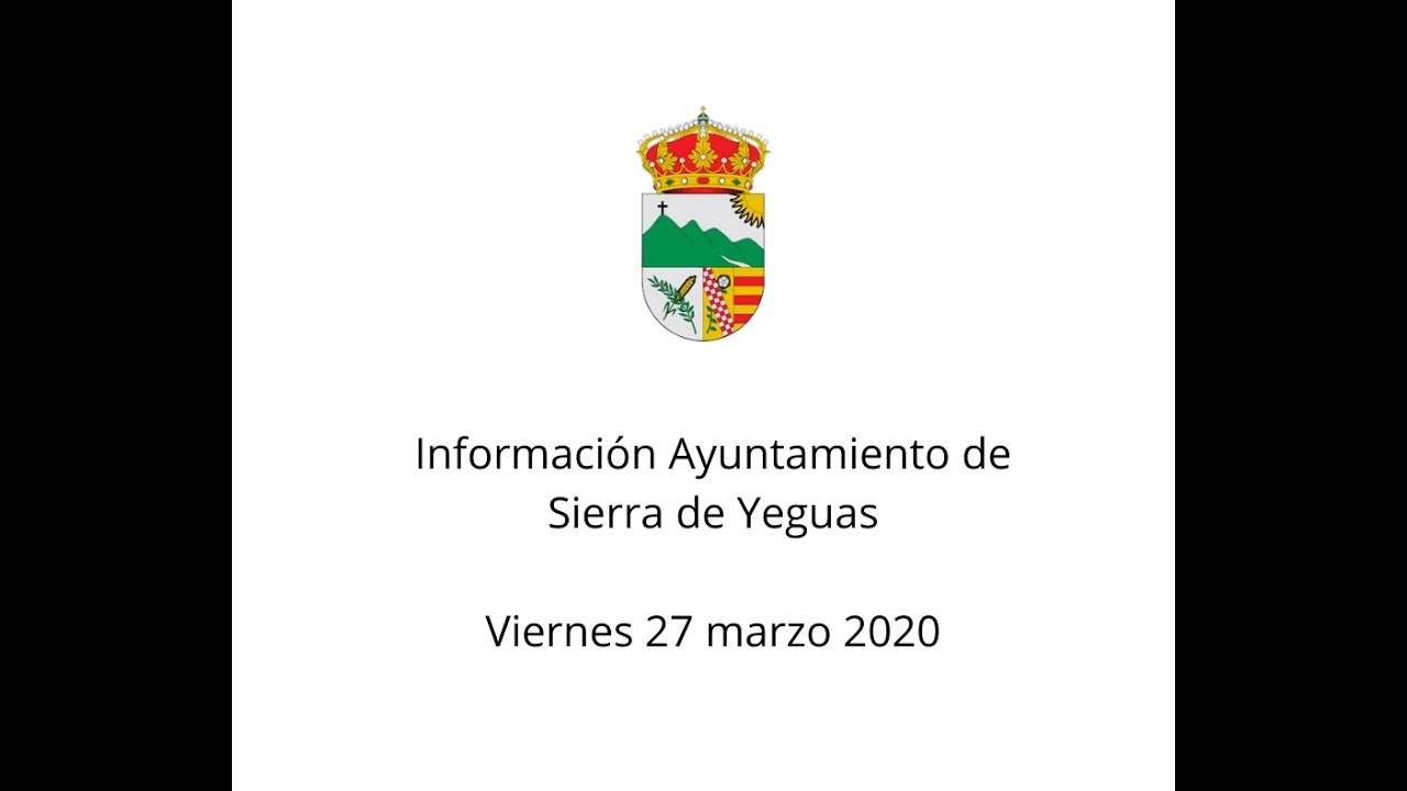 Información Ayuntamiento de Sierra de Yeguas