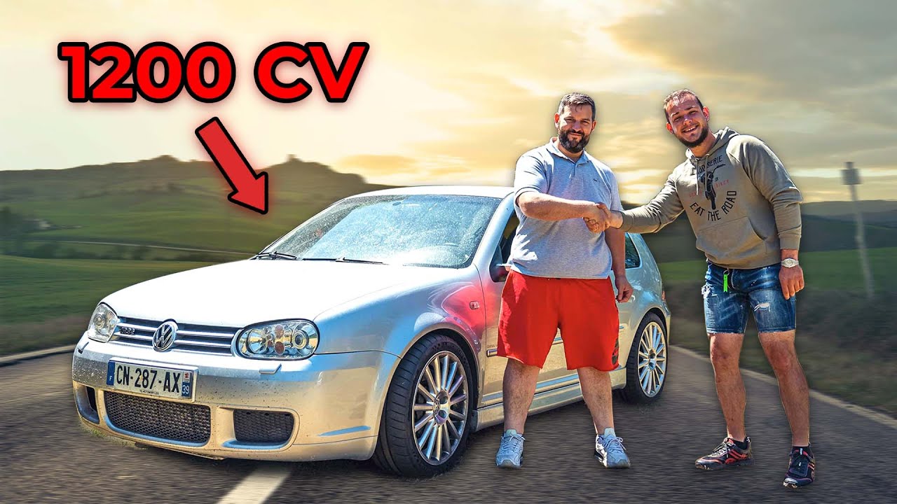 La GOLF R32 de 1200cv est enfin à MOI ! (ca pousse)