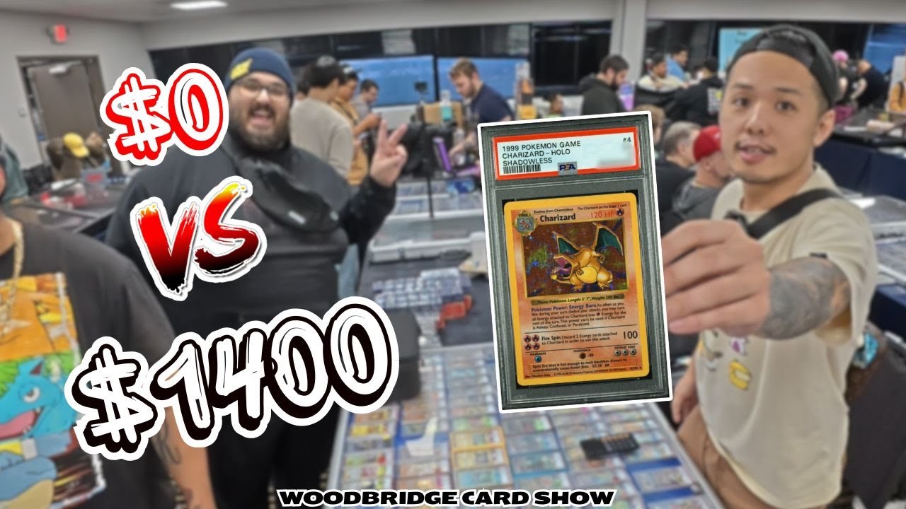 Pokemon Vendor POV | $0 or $1400 FLIP | Woodbridge Card Show 12.7.24